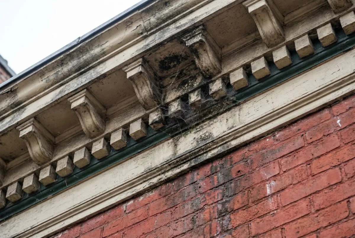 Illustrative image: Architectural exterior detailing before