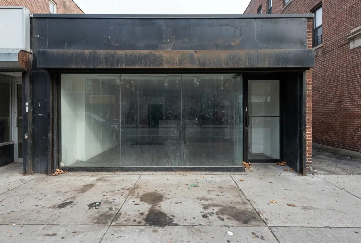 Illustrative image: Commercial exterior detailing before